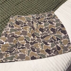 Vans Camouflage Cargo Skirt
